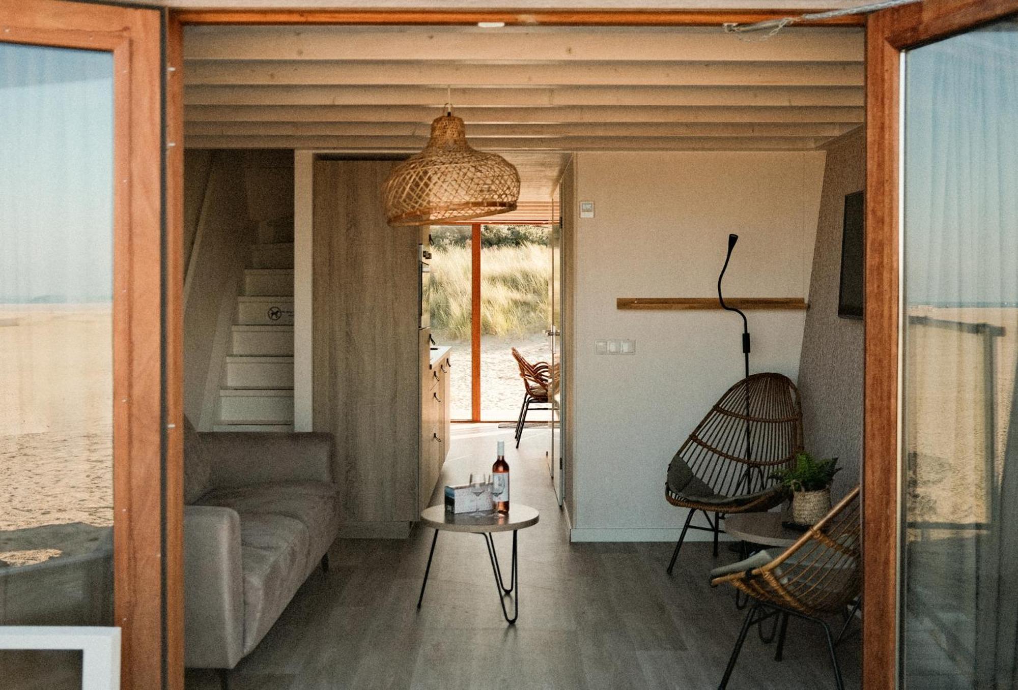 Breezand Beachhouses Vrouwenpolder Buitenkant foto